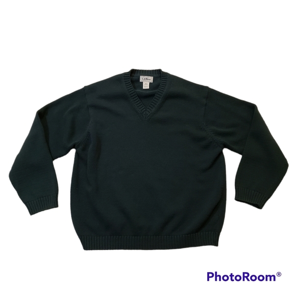 L.L. Bean Sweaters Vintage Ll Bean Mens V Neck Knit Sweater Size